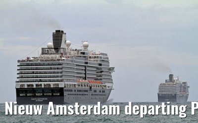 Nieuw Amsterdam departing Port Everglades, 05. February 2012