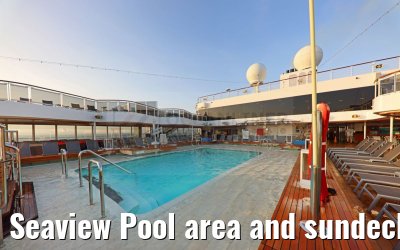 Seaview Pool area and sundeck Nieuw Statendam