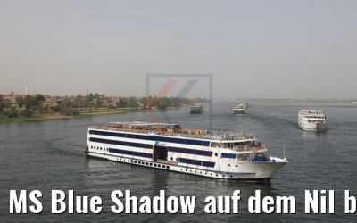 MS Blue Shadow auf dem Nil bei Luxor 14.04.2019