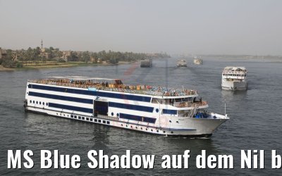 MS Blue Shadow auf dem Nil bei Luxor 14.04.2019