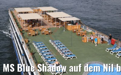 MS Blue Shadow auf dem Nil bei Luxor 14.04.2019