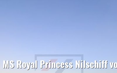 MS Royal Princess Nilschiff vor Assuan 11.04.2019