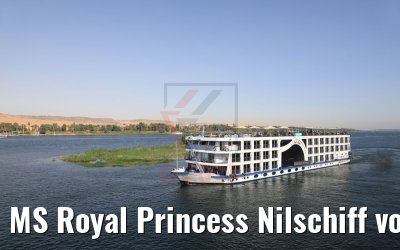 MS Royal Princess Nilschiff vor Assuan 11.04.2019