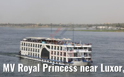 MV Royal Princess near Luxor, Nile river 09.04.2019