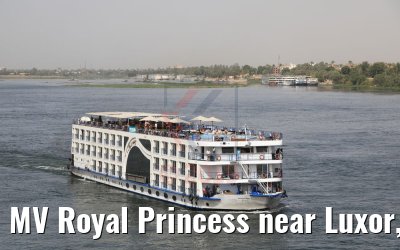 MV Royal Princess near Luxor, Nile river 09.04.2019