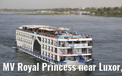 MV Royal Princess near Luxor, Nile river 09.04.2019