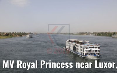 MV Royal Princess near Luxor, Nile river 09.04.2019