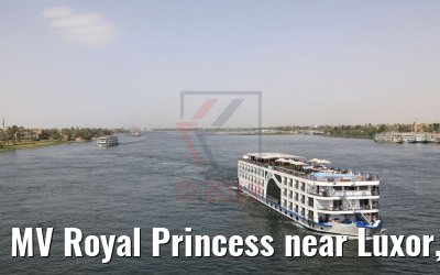 MV Royal Princess near Luxor, Nile river 09.04.2019