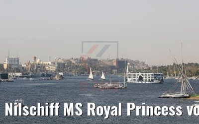 Nilschiff MS Royal Princess vor Assuan 11.04.2019