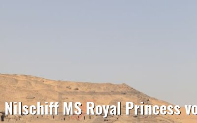 Nilschiff MS Royal Princess vor Assuan 11.04.2019