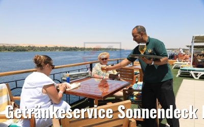 Getränkeservice Sonnendeck MS Royal Esadora