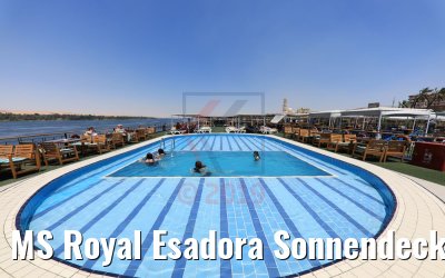 MS Royal Esadora Sonnendeck und Swimmingpool