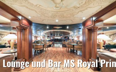 Lounge und Bar MS Royal Princess Nilschiff