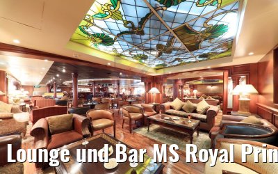 Lounge und Bar MS Royal Princess Nilschiff