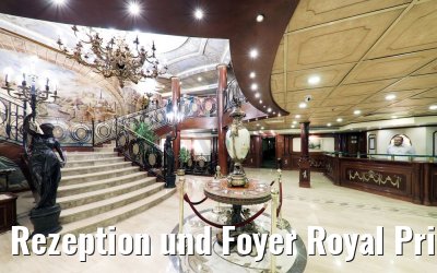 Rezeption und Foyer Royal Princess Nilschiff