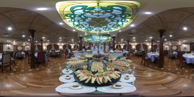 Restaurant MS Royal Princess 360-Grad Panorama