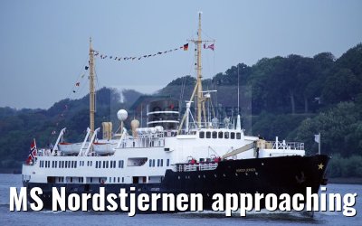MS Nordstjernen approaching port of Hamburg 16.09.2016