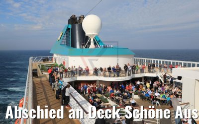 Abschied an Deck Schöne Aussichten MS Amera 31.08.2019