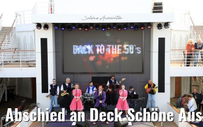 Abschied an Deck Schöne Aussichten MS Amera 31.08.2019