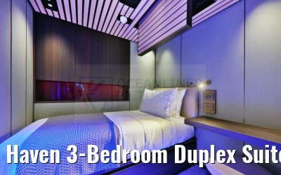 Haven 3-Bedroom Duplex Suite 15208 Cat. H8 Norwegian Aqua