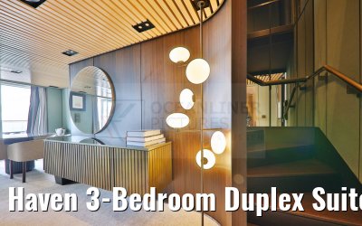 Haven 3-Bedroom Duplex Suite 15208 Cat. H8 Norwegian Aqua