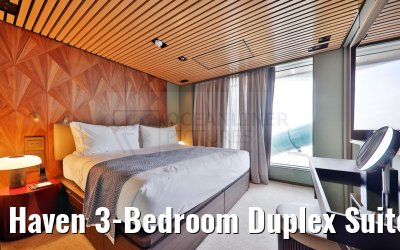 Haven 3-Bedroom Duplex Suite 15208 Cat. H8 Norwegian Aqua
