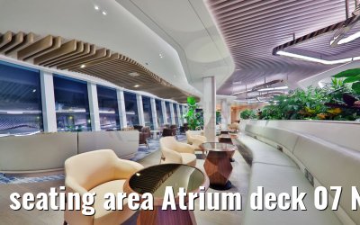 seating area Atrium deck 07 Norwegian Aqua