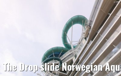 The Drop slide Norwegian Aqua