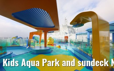 Kids Aqua Park and sundeck Norwegian Aqua