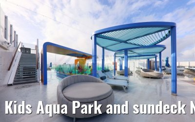 Kids Aqua Park and sundeck Norwegian Aqua
