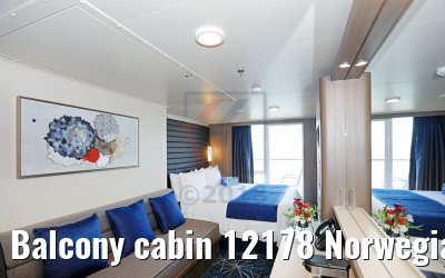 Balcony cabin 12178 Norwegian Bliss