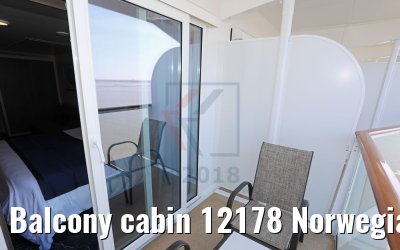 Balcony cabin 12178 Norwegian Bliss