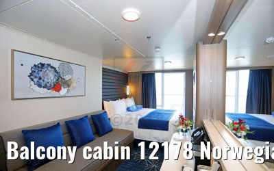 Balcony cabin 12178 Norwegian Bliss