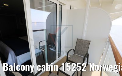 Balcony cabin 15252 Norwegian Bliss