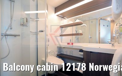 Balcony cabin 12178 Norwegian Bliss
