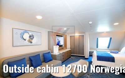 Outside cabin 12700 Norwegian Bliss