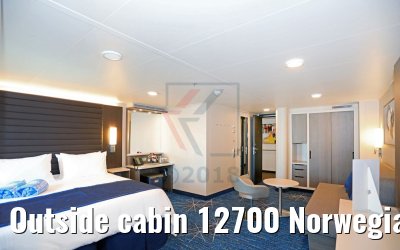 Outside cabin 12700 Norwegian Bliss