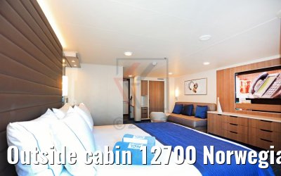 Outside cabin 12700 Norwegian Bliss