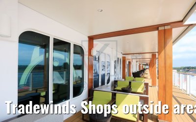 Tradewinds Shops outside area Norwegian Breakaway
