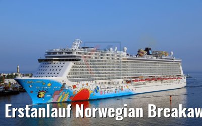 Erstanlauf Norwegian Breakaway Warnemünde 12.05.2018