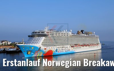 Erstanlauf Norwegian Breakaway Warnemünde 12.05.2018