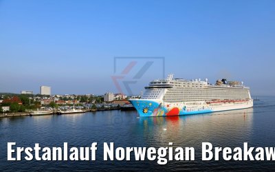 Erstanlauf Norwegian Breakaway Warnemünde 12.05.2018