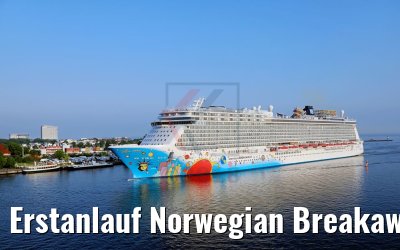 Erstanlauf Norwegian Breakaway Warnemünde 12.05.2018