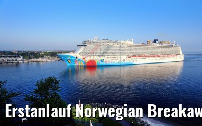 Erstanlauf Norwegian Breakaway Warnemünde 12.05.2018