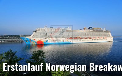 Erstanlauf Norwegian Breakaway Warnemünde 12.05.2018
