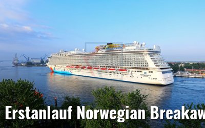 Erstanlauf Norwegian Breakaway Warnemünde 12.05.2018