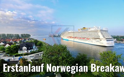 Erstanlauf Norwegian Breakaway Warnemünde 12.05.2018