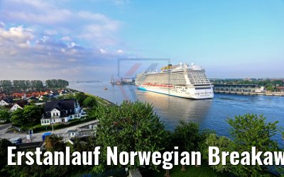 Erstanlauf Norwegian Breakaway Warnemünde 12.05.2018