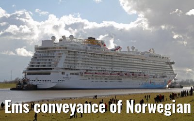 Ems conveyance of Norwegian Breakaway - 13th March 2013