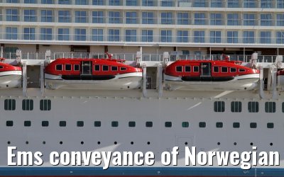 Ems conveyance of Norwegian Breakaway - 13th March 2013